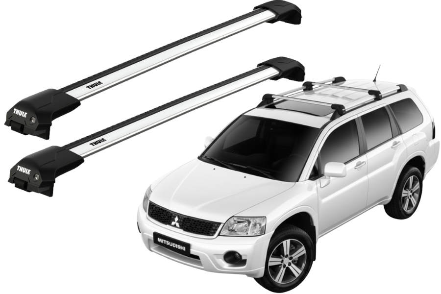 Barras THULE EDGE Flush para autos MITSUBISHI Endeavor 2006 a 2011
