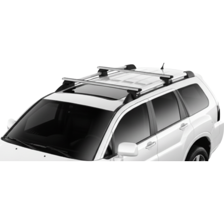 Barras THULE SmartRack XT AluBar para autos MITSUBISHI Endeavor 2006 a 2011