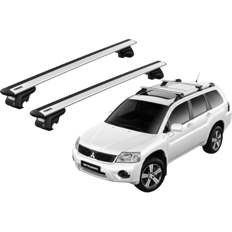 Barras THULE EVO WingBar para autos MITSUBISHI Endeavor 2006 a 2011