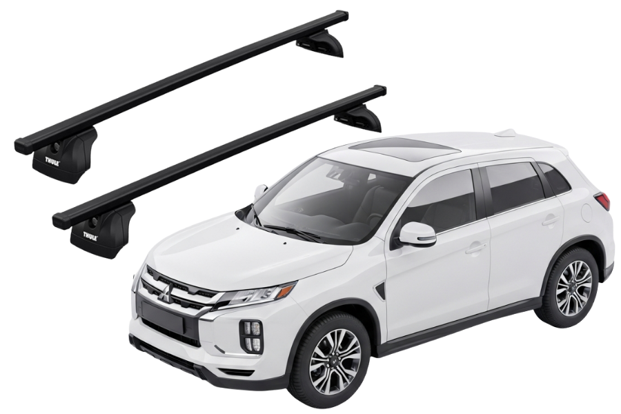 Barras THULE SquareBar para autos MITSUBISHI ASX desde 2010 al 2022