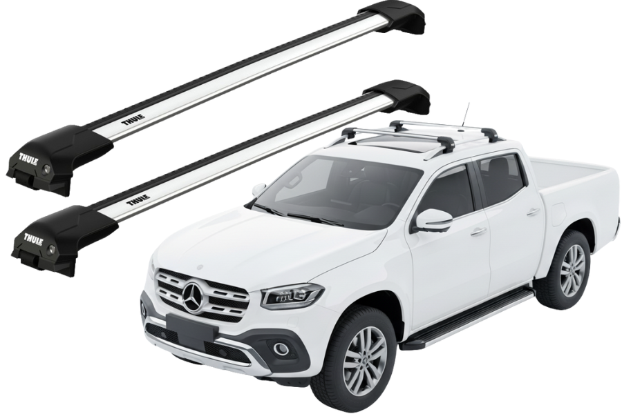 Barras THULE EDGE Flush para camioneta MERCEDES BENZ X-Class desde 2018-2020