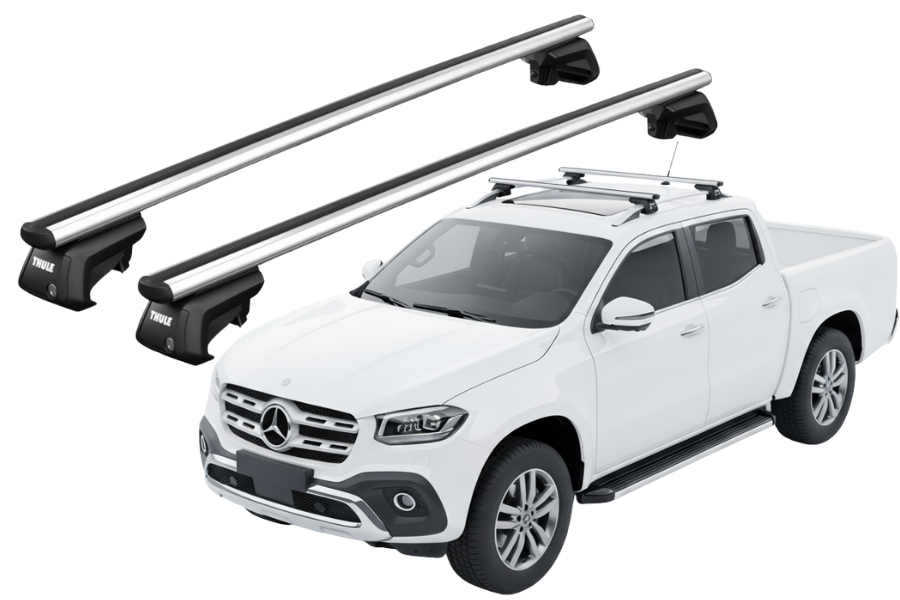 Barras THULE SmartRack XT AluBar para camioneta MERCEDES BENZ X-Class desde 2018-2020