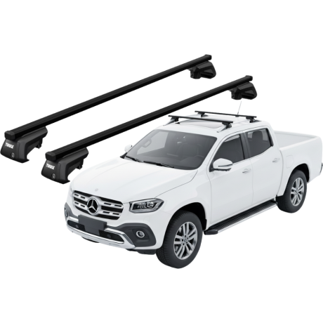 Barras THULE EVO SquareBar para camioneta MERCEDES BENZ X-Class desde 2018-2020