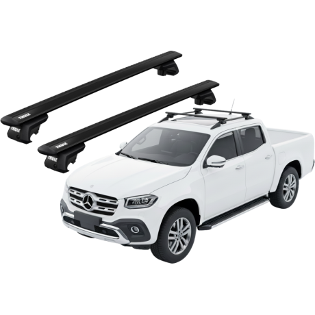 Barras THULE EVO WingBar para camioneta MERCEDES BENZ X-Class desde 2018-2020 negro
