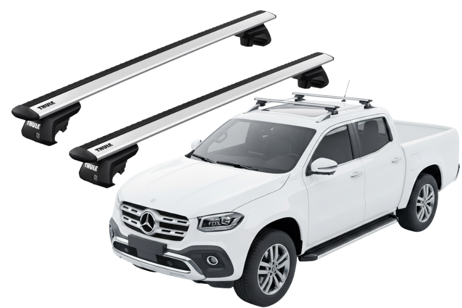 Barras THULE EVO WingBar para camioneta MERCEDES BENZ X-Class desde 2018-2020