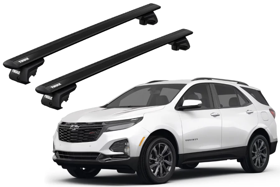Barras THULE EVO WingBar para autos CHEVROLET Equinox desde 2017-2023 negro
