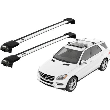 Barras THULE EDGE Flush para autos MERCEDES BENZ M-Class (W166) 2012 a 2015
