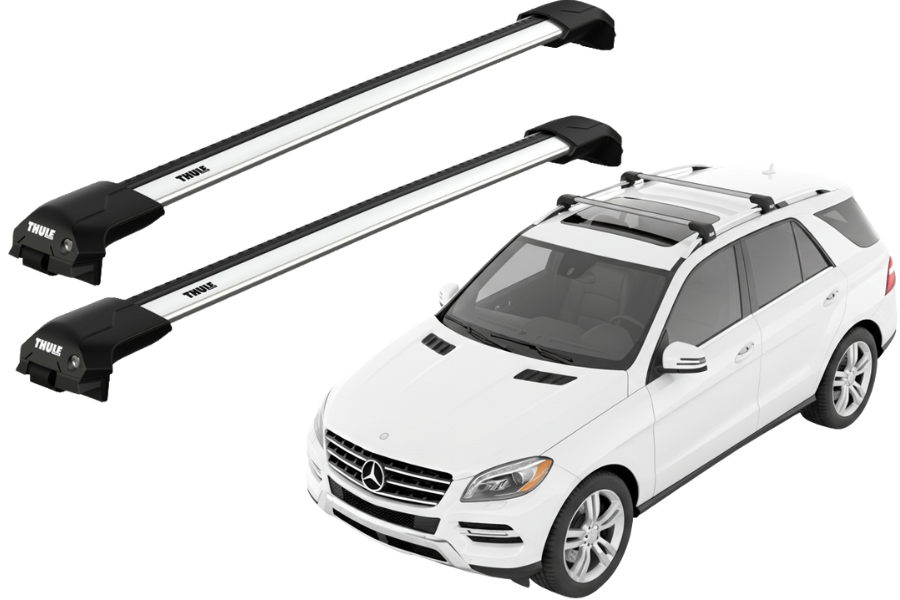 Barras THULE EDGE Flush para autos MERCEDES BENZ M-Class (W166) 2012 a 2015