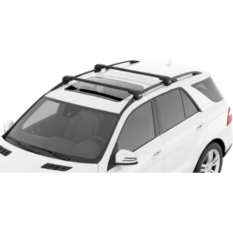 Barras THULE EDGE Flush para autos MERCEDES BENZ M-Class (W166) 2012 a 2015 negro