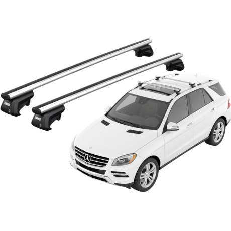 Barras THULE SmartRack XT AluBar para autos MERCEDES BENZ M-Class (W166) 2012 a 2015