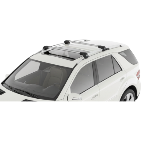 Barras THULE EDGE Flush para autos MERCEDES BENZ M-Class (W164) 2005 a 2011