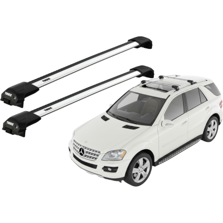 Barras THULE EDGE Flush para autos MERCEDES BENZ M-Class (W164) 2005 a 2011
