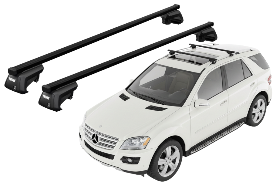 Barras THULE SmartRack XT para autos MERCEDES BENZ M-Class (W164) 2005 a 2011