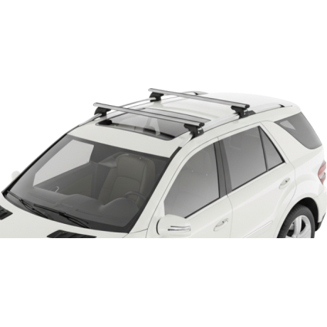 Barras THULE SmartRack XT AluBar para autos MERCEDES BENZ M-Class (W164) 2005 a 2011