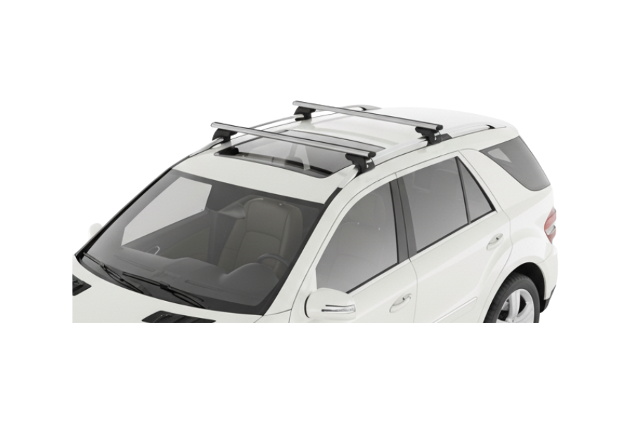 Barras THULE SmartRack XT AluBar para autos MERCEDES BENZ M-Class (W164) 2005 a 2011