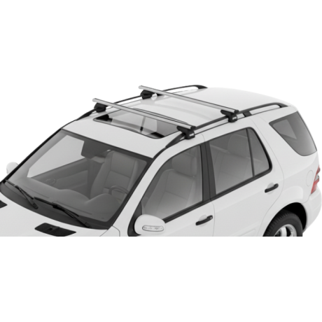 Barras THULE SmartRack XT AluBar para autos MERCEDES BENZ M-Class (W163) 2002 a 2005