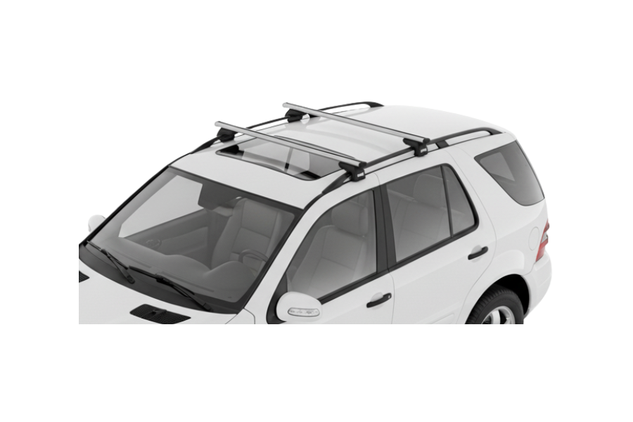 Barras THULE SmartRack XT AluBar para autos MERCEDES BENZ M-Class (W163) 2002 a 2005