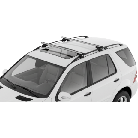 Barras THULE EVO WingBar para autos MERCEDES BENZ M-Class (W163) 2002 a 2005