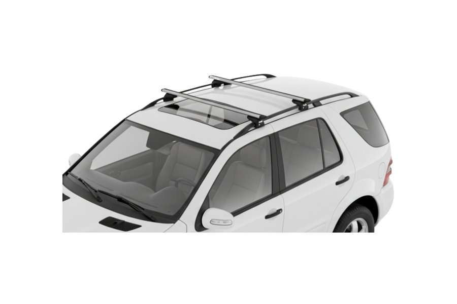 Barras THULE EVO WingBar para autos MERCEDES BENZ M-Class (W163) 2002 a 2005