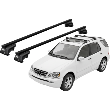 Barras THULE SmartRack XT para autos MERCEDES BENZ M-Class (W163) 1998 a 2001
