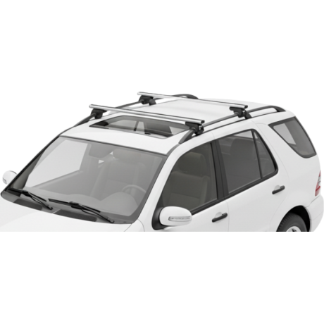 Barras THULE SmartRack XT AluBar para autos MERCEDES BENZ M-Class (W163) 1998 a 2001