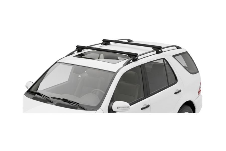 Barras THULE EVO SquareBar para autos MERCEDES BENZ M-Class (W163) 1998 a 2001