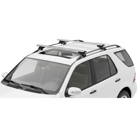 Barras THULE EVO WingBar para autos MERCEDES BENZ M-Class (W163) 1998 a 2001