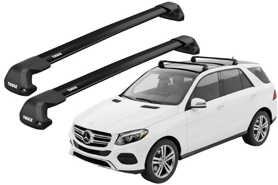 Barras THULE EDGE Flush para autos MERCEDES BENZ GLE (C292) desde 2015-2019 negro