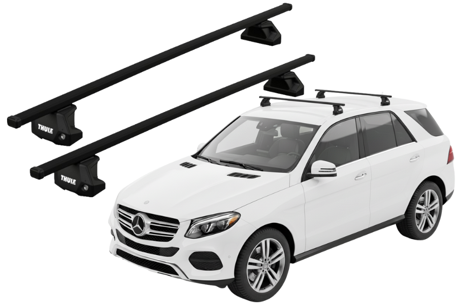 Barras THULE EVO SquareBar para autos MERCEDES BENZ GLE (C292) desde 2015-2019