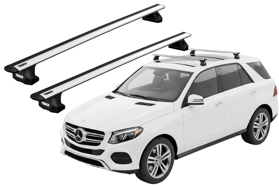 Barras THULE EVO WingBar para autos MERCEDES BENZ GLE (C292) desde 2015-2019