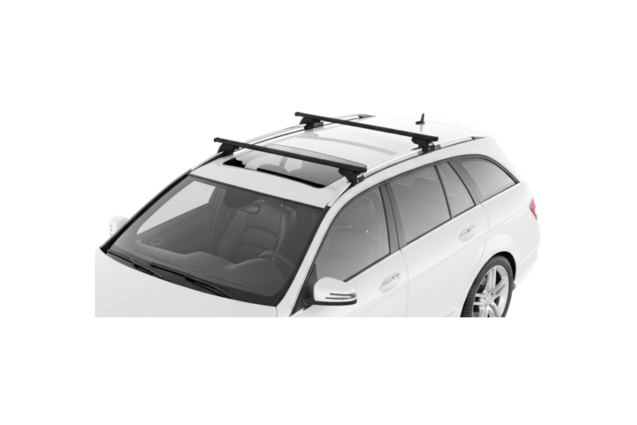 Barras THULE SmartRack XT para autos MERCEDES BENZ C-Class (W204) 2007 a 2014
