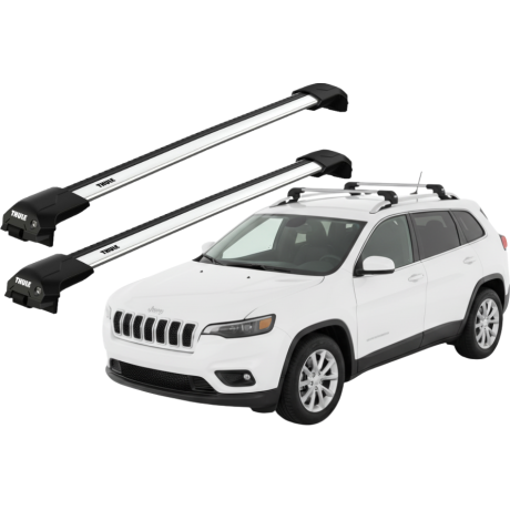 Barras THULE EDGE Flush para autos JEEP Cherokee 2014 a 2020