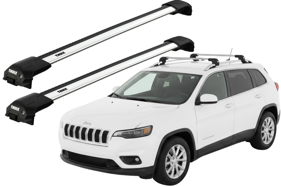 Barras THULE EDGE Flush para autos JEEP Cherokee 2014 a 2020