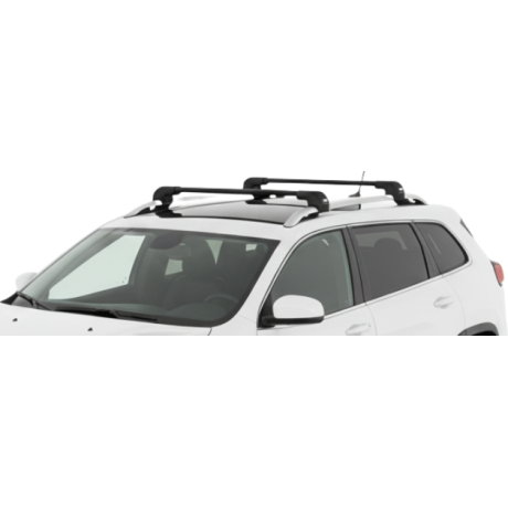 Barras THULE EDGE Flush para autos JEEP Cherokee 2014 a 2020 negro