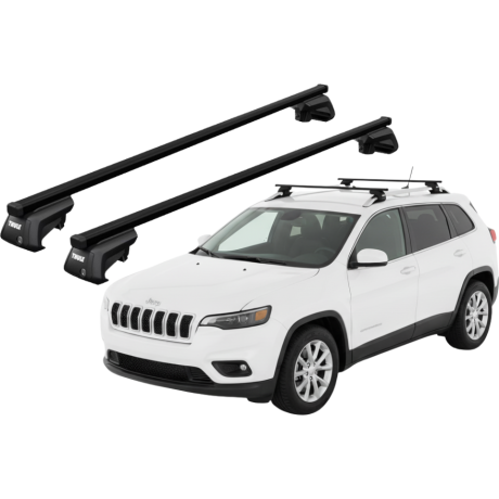 Barras THULE EVO SquareBar para autos JEEP Cherokee 2014 a 2020