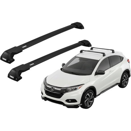 Barras THULE EDGE Flush para autos HONDA Vezel 2014 a 2021 negro