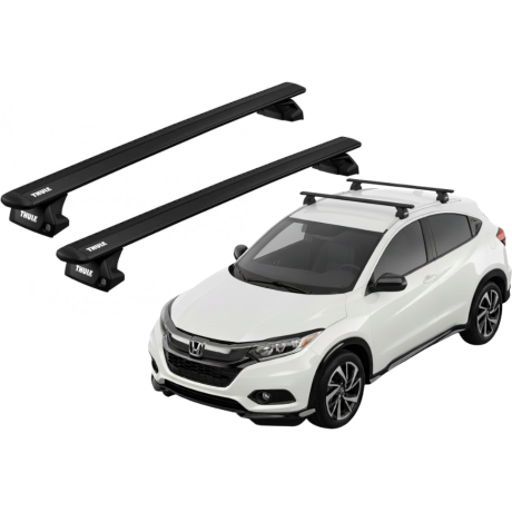 Barras THULE EVO WingBar para autos HONDA Vezel 2014 a 2021 negro