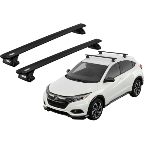 Barras THULE EVO WingBar para autos HONDA HR-V 2015 a 2021 negro