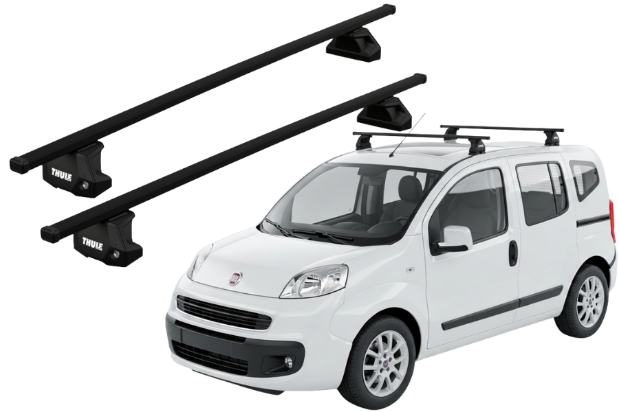 Barras THULE EVO SquareBar para autos FIAT Fiorino desde 2008-2017