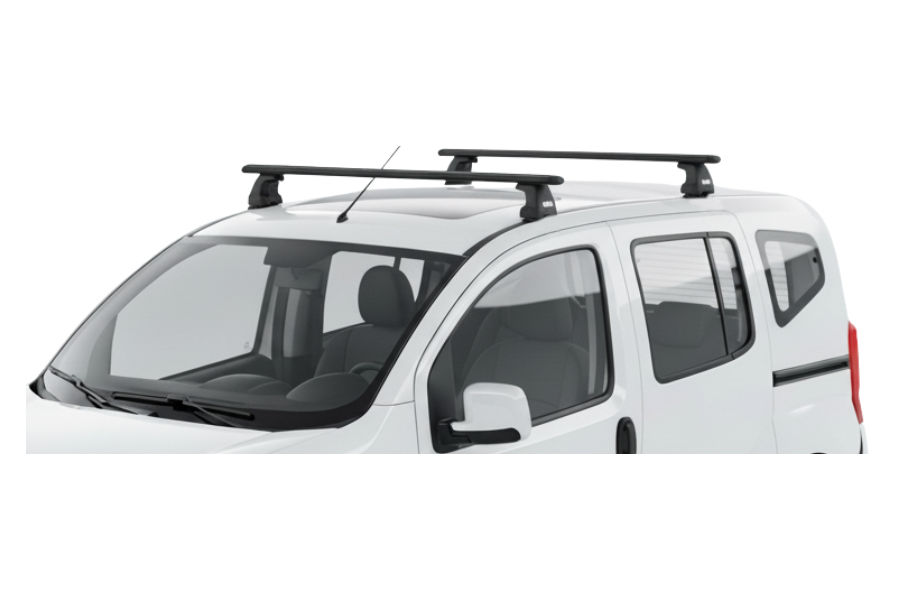 Barras THULE EVO WingBar para autos FIAT Fiorino desde 2008-2017 negro
