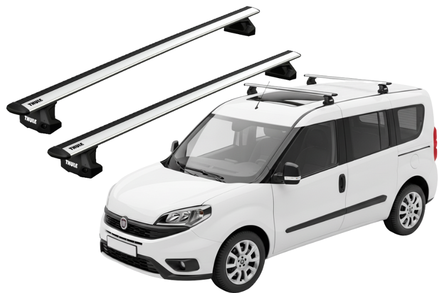Barras THULE EVO WingBar para autos FIAT Doblo desde 2010-2022