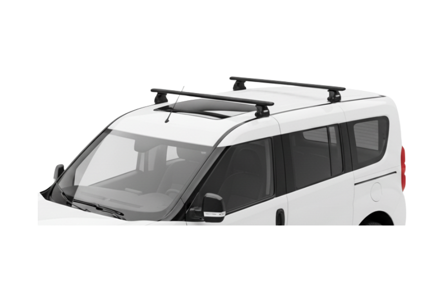 Barras THULE EVO WingBar para autos FIAT Doblo desde 2010-2022 negro