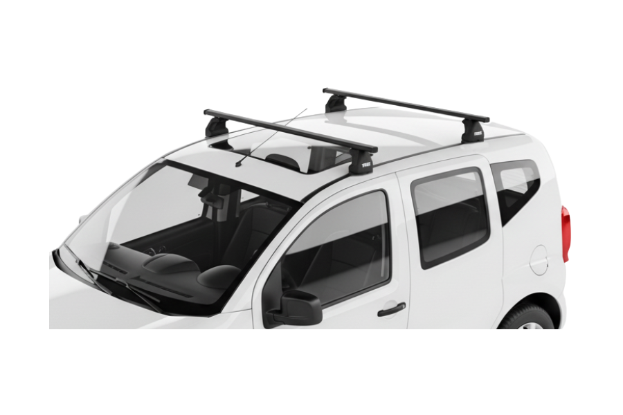 Barras THULE EVO SquareBar para autos CITROEN Nemo 2008 a 2014