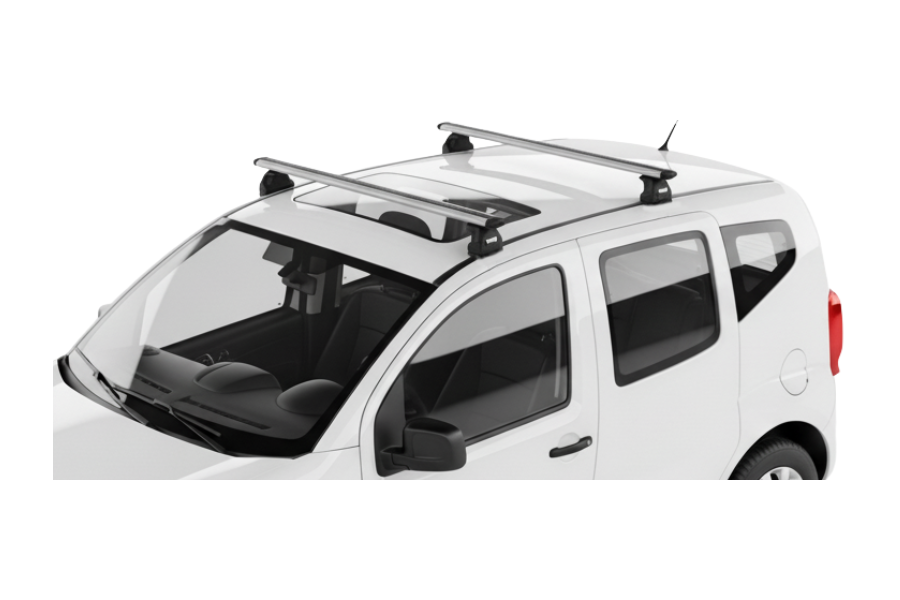 Barras THULE EVO WingBar para autos CITROEN Nemo 2008 a 2014