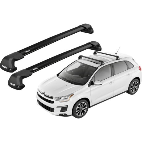 Barras Thule CITROEN C4 Aircross 12-18 PF / EDGE Flush BLACK