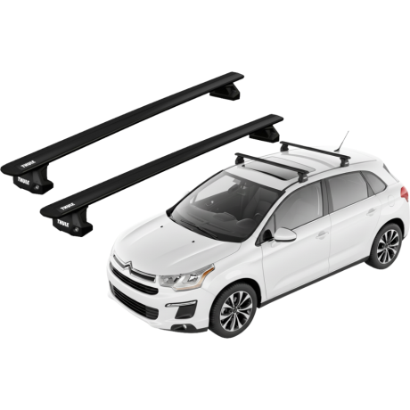 Barras Thule CITROEN C4 Aircross 12-18 PF / WingBar EVO BLACK