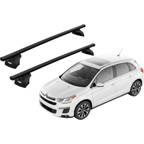 Barras THULE SquareBar para autos CITROEN C4 Aircross desde 2012 a 2018