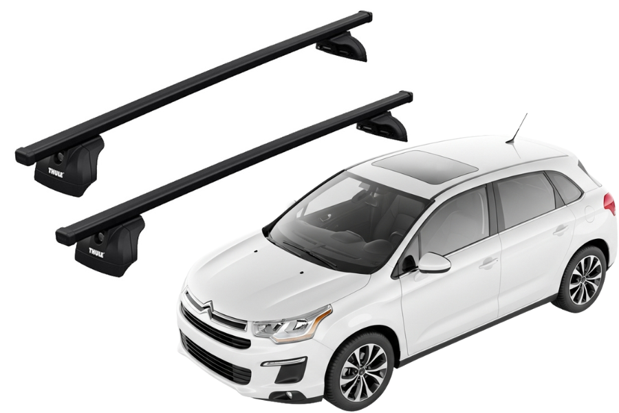 Barras THULE SquareBar para autos CITROEN C4 Aircross desde 2012 a 2018