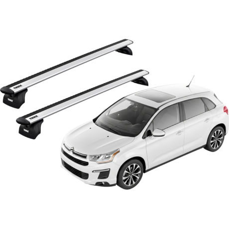 Barras THULE WingBar para autos CITROEN C4 Aircross desde 2012 al 2018