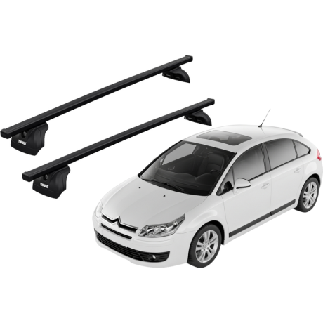Barras THULE SquareBar para autos CITROEN C4 2005 a 2010